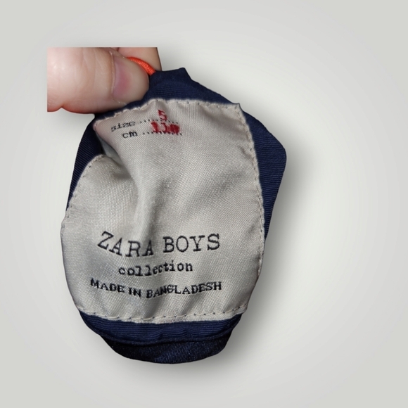Zara Kids Boy Parka With Constracting Detachable Jacket Size 5 - Picture 14 of 15